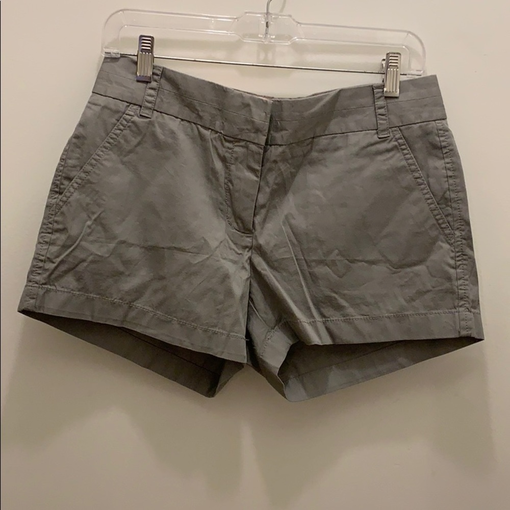 J. Crew Factory chino grey 4" shorts